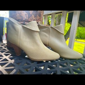 MADE IN BRAZIL .... Cream(ish) Colored Women's Booties